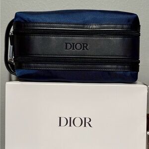 Dior Sauvage Men's Toiletry Bag in Blue and Black